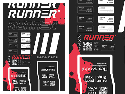 Poster "Runner" - FlexiModal design graphic graphic design graphicdesign identity designer identitydesign illustration illustrator logo vector