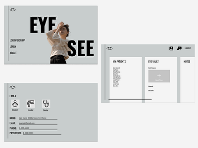 EyeSee Web Layout