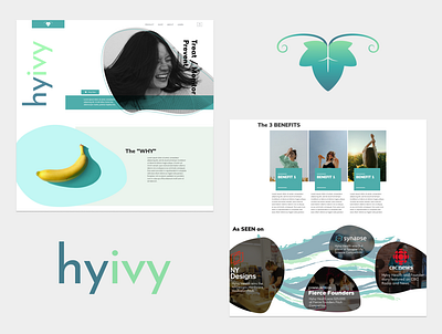 Hyivy Website Design branding design health healthcare healthcare logo home homepage illustration logo ui ux web website women health