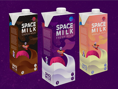 Milk Packaging ai brand branding design illustration logo packaging design ui ux vector