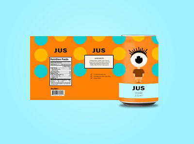 Label Design for soft drink can juice juice can label label design label packaging orange juice packaging