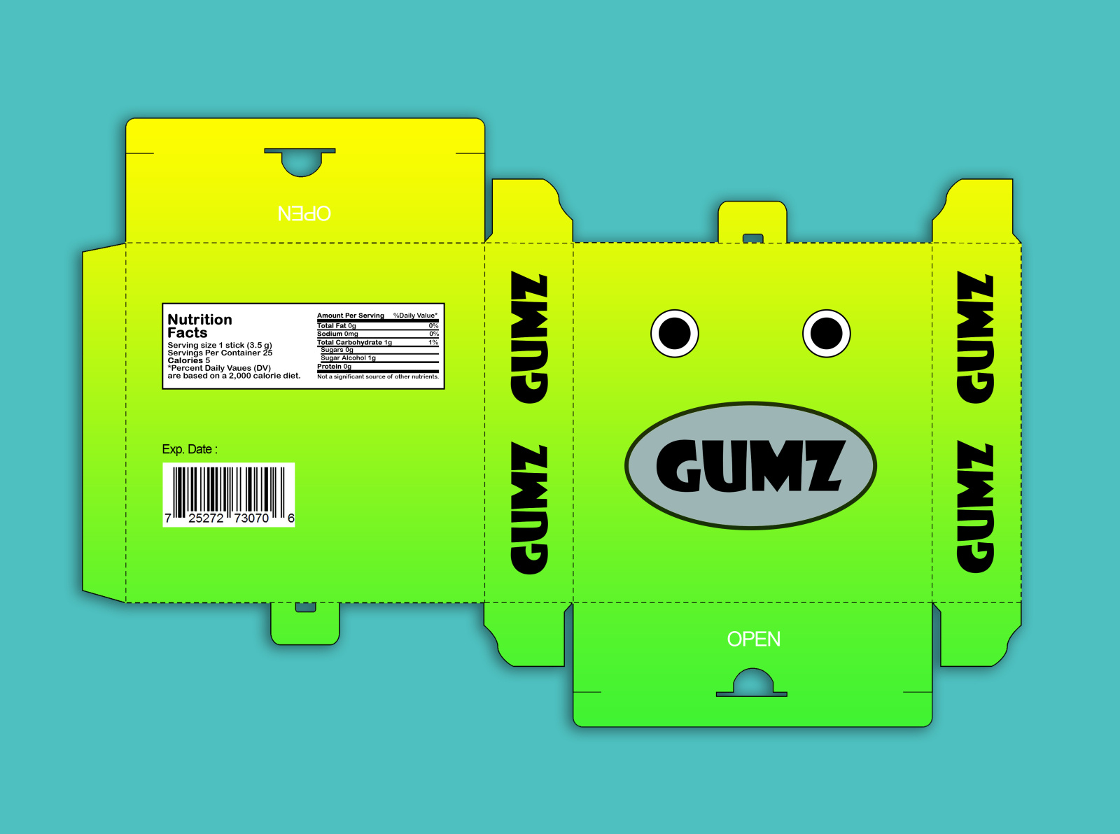 Gum Packaging by Shalini Sengar on Dribbble