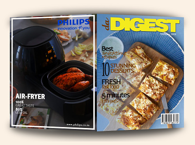 Food Magazine Cover food food magazine magazine cover magazine cover design philips