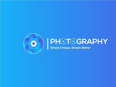 photography logo design app branding business design icon illustrator logo minimal photography logo type vector