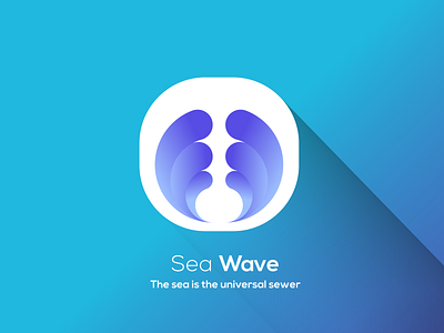 Sea wave app branding business design icon illustration illustrator logo sea sea wave logo vector