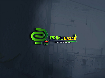 Prime Bazar app bazar branding business design icon illustration illustrator logo logodesign minimal