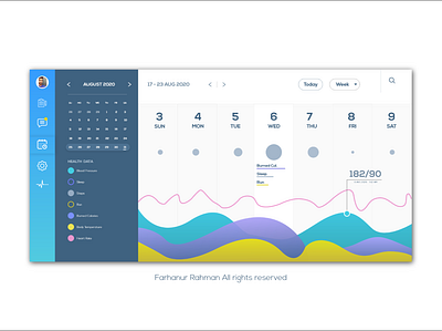 Physical rate or calendar UI branding business design ui uiux