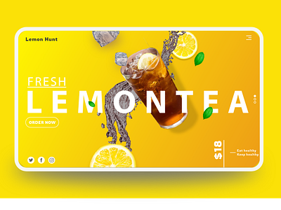 Lemon tea web UI