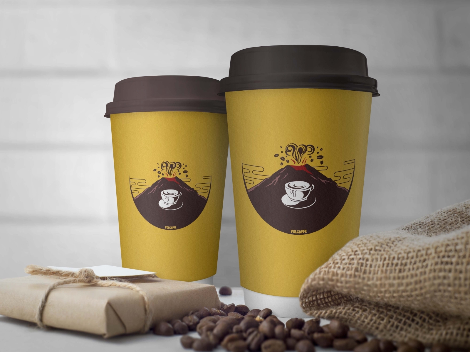 Coffe cup - logo by denonia_afa on Dribbble