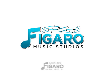 Figaro Music Studios Logo Design