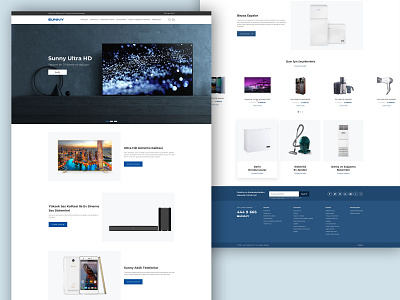 Sunny Electronic UX/UI Design - E-commerce