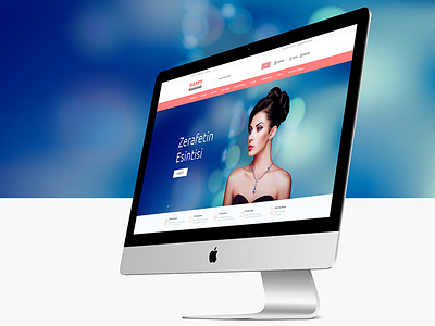 Happy Diamond - Ecommerce Design concept ecommerce fashion header jewelry layout product shop store ui ux web