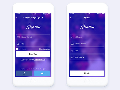 Matraş - Ecommerce Design, Login & Sign Up app brand ecommerce icons ios login mobile shop signup sketch ui ux