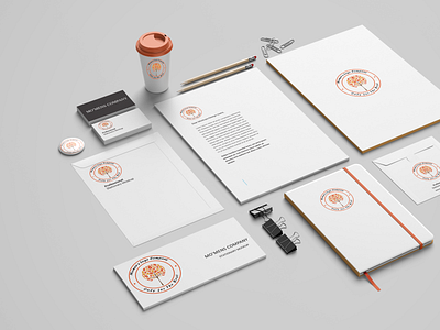 My Stationery Mockup design logo