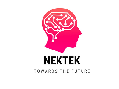 Nektek logo done! 😉 technology art logo graphic