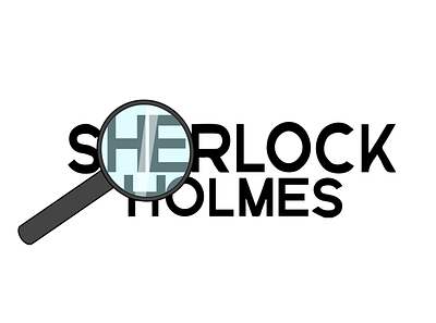 Concept logo Sherlock Holmes