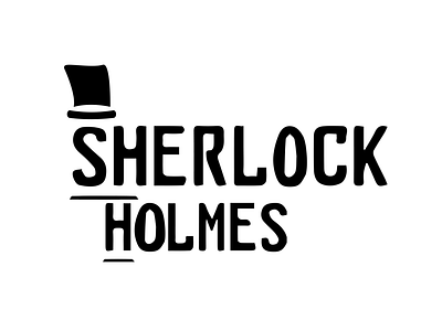 Concept logo Sherlock Holmes