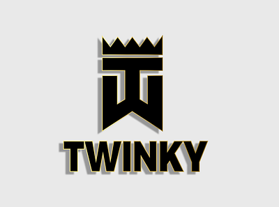 Twinky icon logo minimal vector