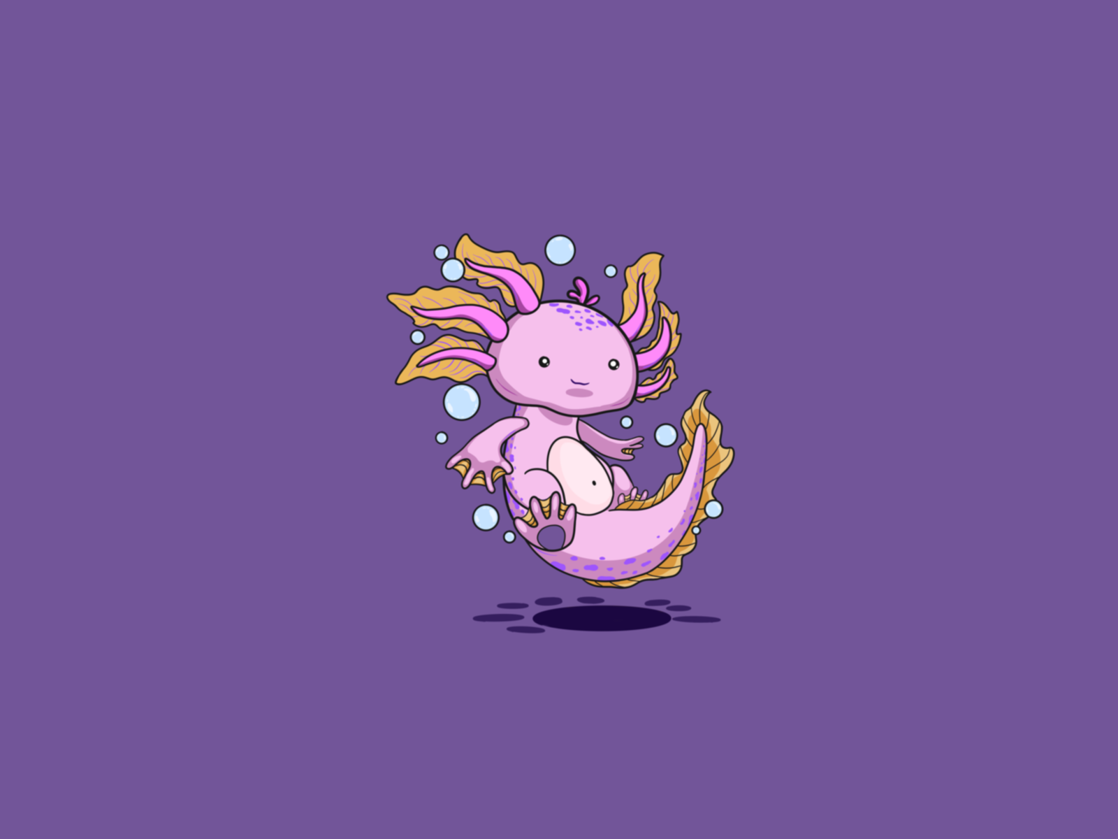 Happy axolotl Polka Dot Sticker for Sale by bellot  Redbubble