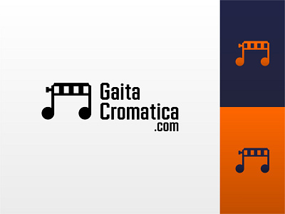 GaitaCromatica.com harmonica logo music online