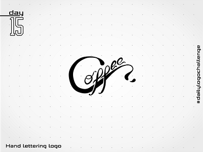 Coffee coffee dailylogochallenge handlettering handmade lettering logo