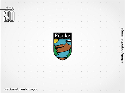 Pikake National Park badge dailylogochallenge logo logodesign national park park