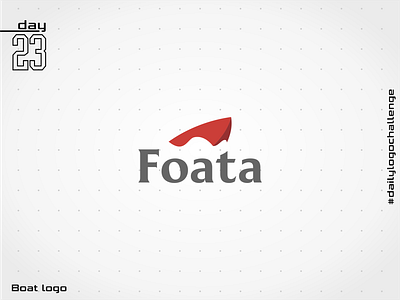 Foata boat dailylogochallenge high end logo logo sedign minimalist serif