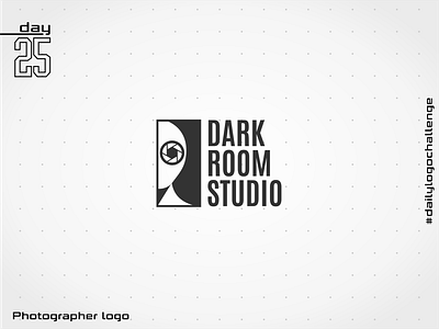 Dark Room Studio aperture dailylogochallenge logodesign monochromatic photographer photography photography logo
