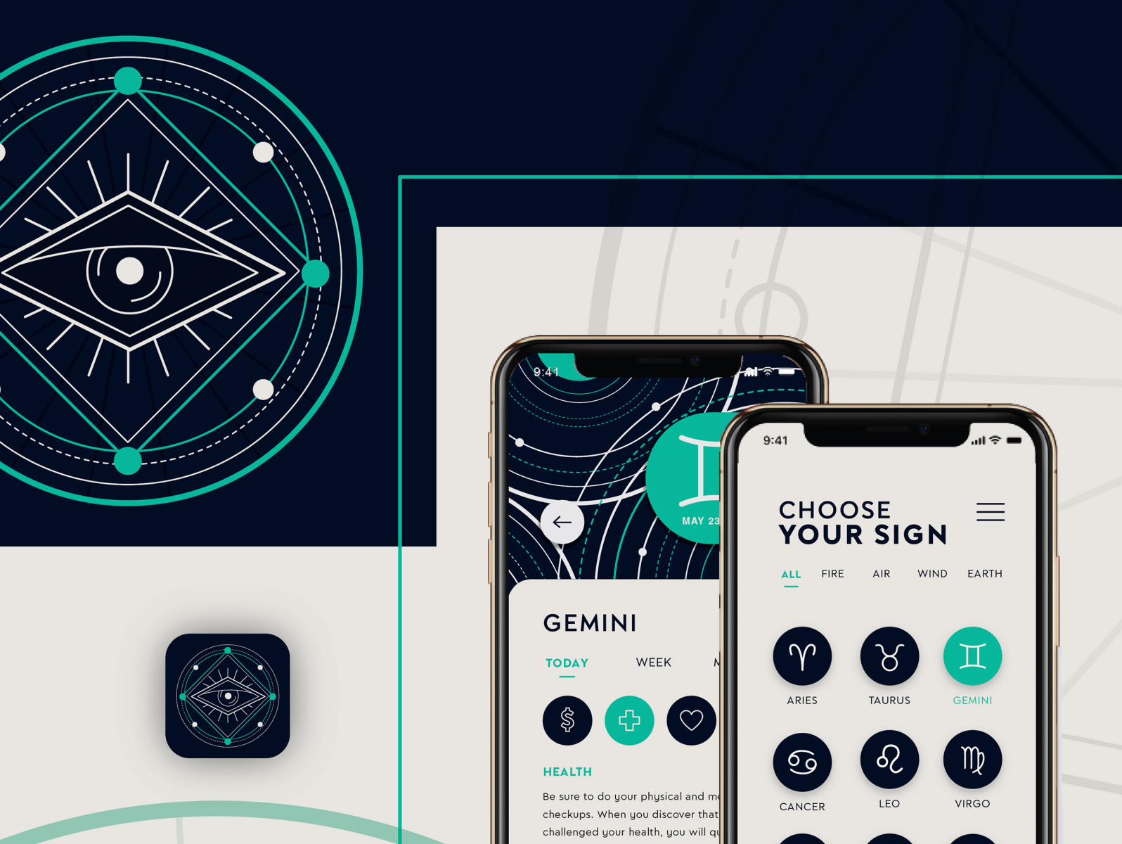 HOROSCOPE APP by Yasmin Arman on Dribbble