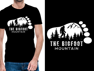 Bigfoot tshirt design