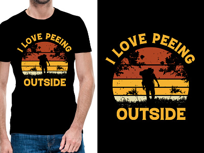 Outdoor Adventure Tshirt Design trip logo