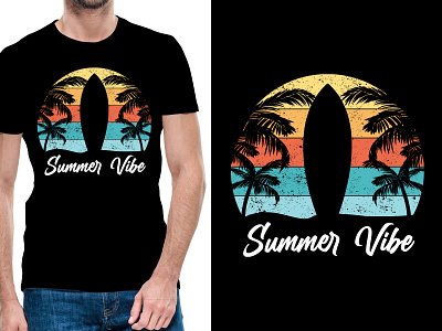 Summer Vibe Tshirt Design enjoy