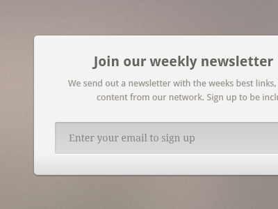 Newsletter dialog box email forms newsletter popup