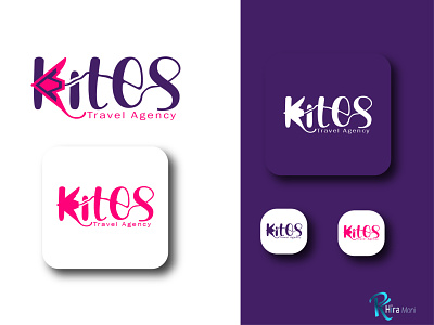 kites flat minimalist logo