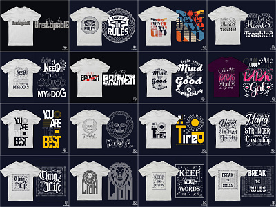 T-shirts branding graphic design t shirt design