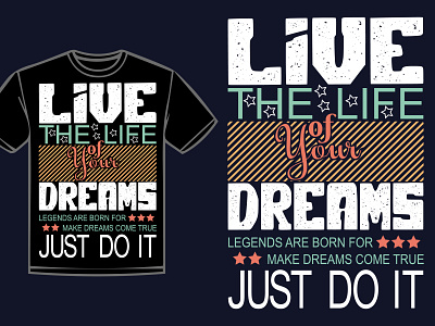 Live life t-shirt