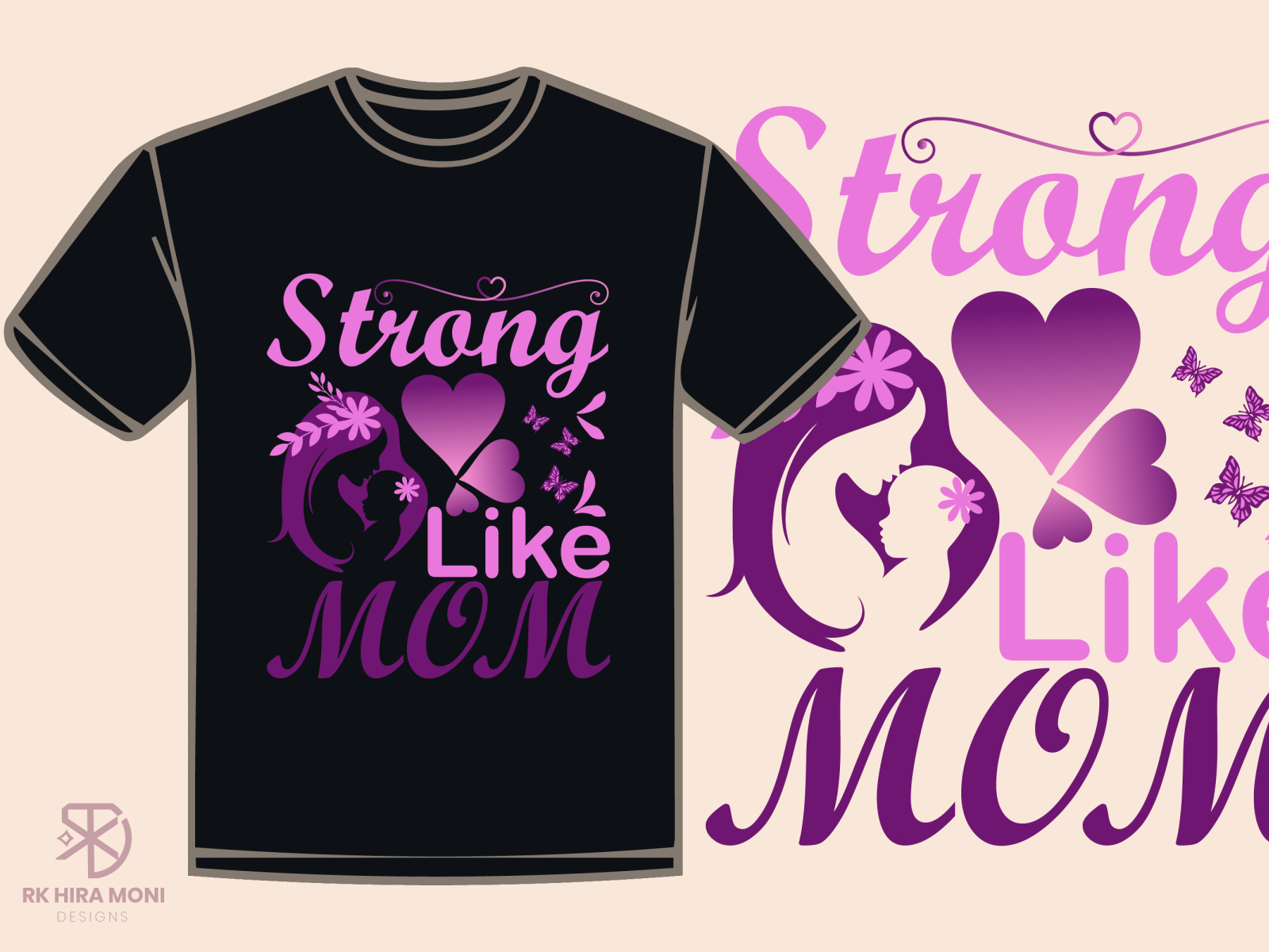 Mom t-shirt by RK Hira moni on Dribbble
