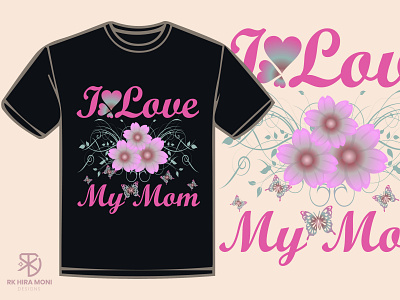 Mom t-shirt art branding design drawing icon illustration logo mom t shirt mothers day nameplate t shirt typography ui