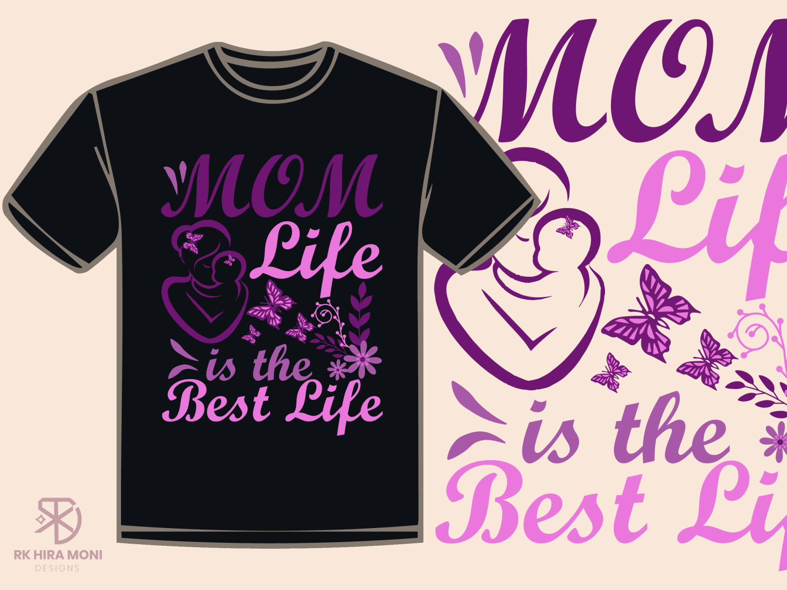 Mom t-shirt by RK Hira moni on Dribbble