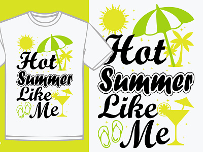 Summer Beach T shirt Design