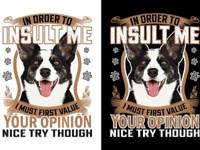 DOG T-shirt design