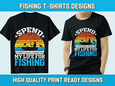 Fishing T-Shirt Design By Rk Hira Moni On Dribbble