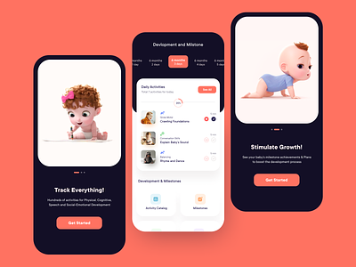 Baby Tracker App Design