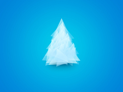 Tree blue design icon tree visual