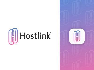 Hostlink Logo Concept adobe app company design designinspiration graphic desi graphic design high tech hosting illustration logo concept logo design network technology uidesign web webdesign
