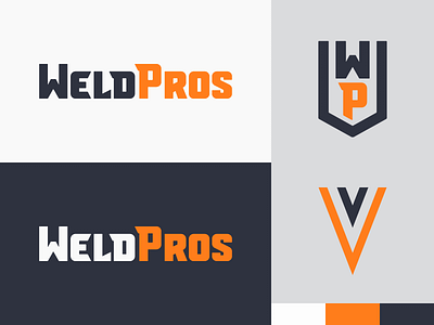 WeldPros Logo flame p shield w welding
