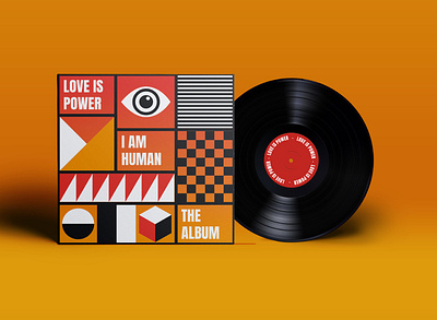 Love is Power - Album Cover branding design graphic design illustration typography