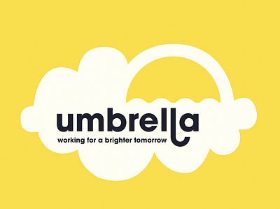 Brand for the Greater Good - Umbrella Charity branding design graphic design illustration logo typography