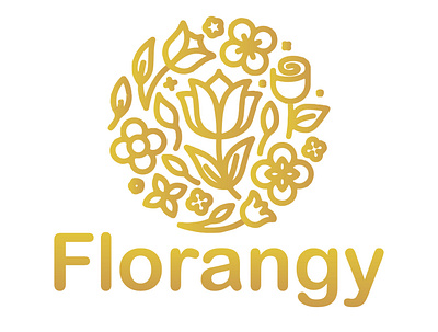 Imagotipo Florangy design graphic design illustration typography vector