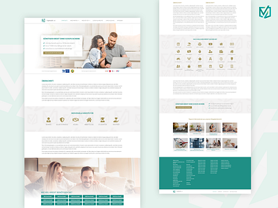 Lending comparison portal - Webdesign brand identity branding business clean credit design finance happy lending light portal professional rebranding trust ui ux web designer webdesign website wordpress